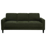 Ruth - Upholstered Track Arm Sofa Set