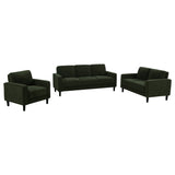 Ruth - Upholstered Track Arm Sofa Set