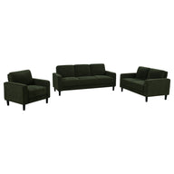 Ruth - Upholstered Track Arm Sofa Set