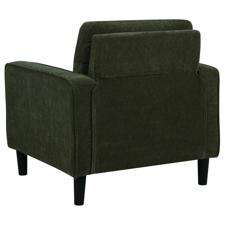 Ruth - Upholstered Track Arm Sofa Set