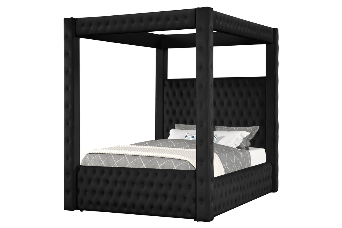 Annabelle Canopy Bed Black