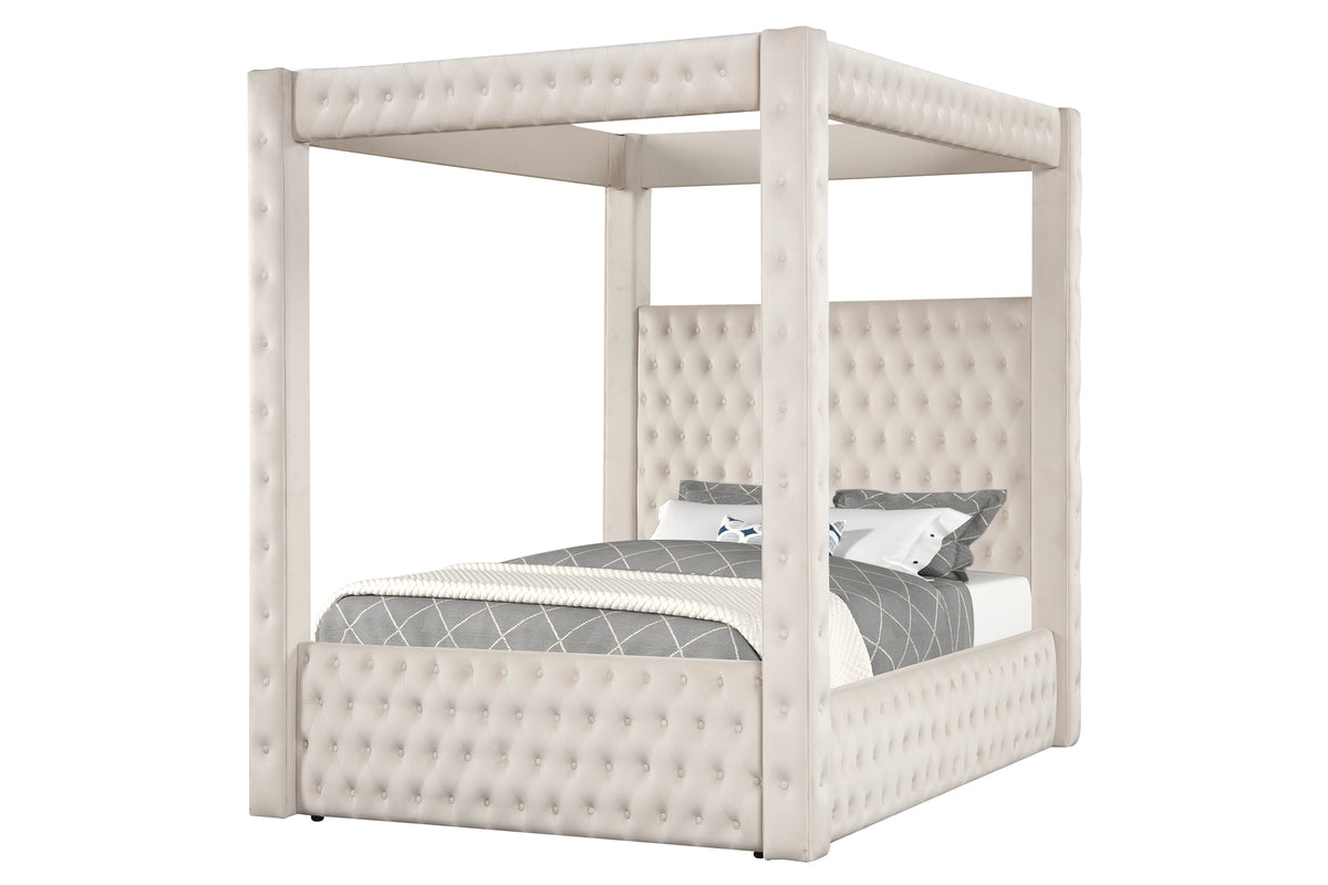 Annabelle Canopy Bed Ivory