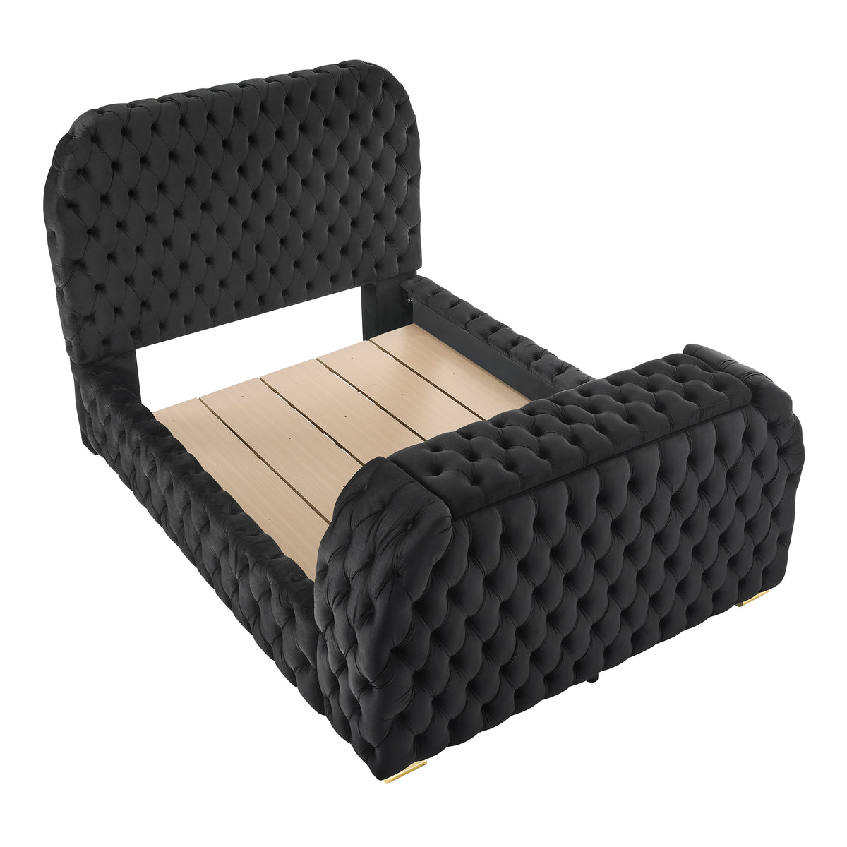 Natalia Bed Black