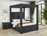 Jayla King / Queen Canopy Bed Black
