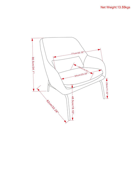 Elmont - Hand Constructed Accent Chair - view 4
