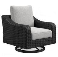 Beachcroft - Swivel Lounge Chair Black by Signature Design by Ashley® | Bel Furniture
