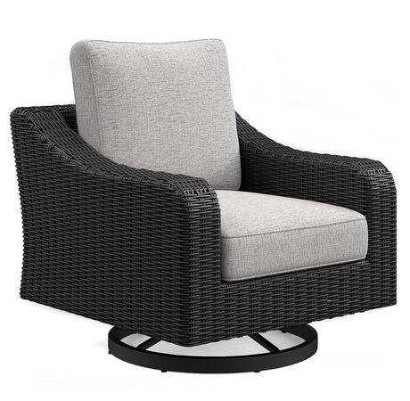 Beachcroft - Swivel Lounge Chair Black by Signature Design by Ashley® | Bel Furniture