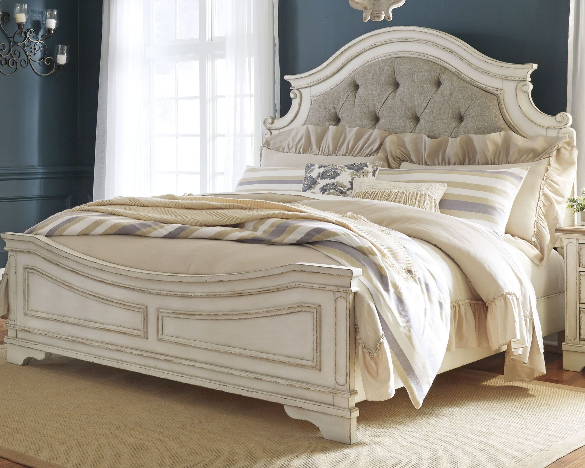 Bel Furniture Realyn Upholstered Panel Bed - Main Image