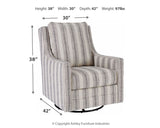 Kambria - Swivel Glider Accent Chair by Signature Design by Ashley® | Bel Furniture