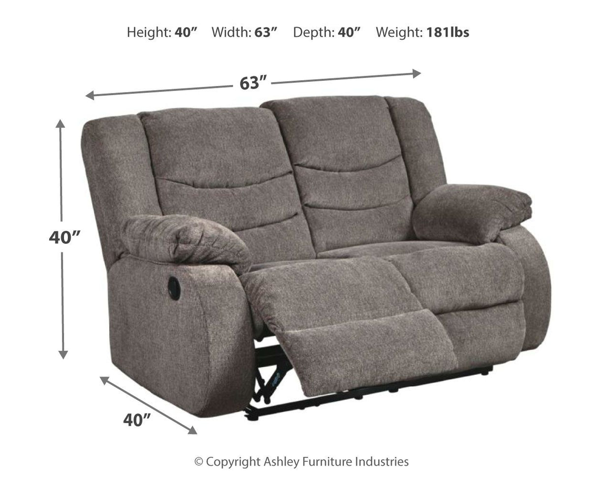 Tulen - Reclining Loveseat by Signature Design by Ashley® | Bel Furniture