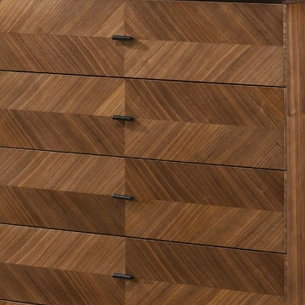 Five Drawer Chest - Walnut