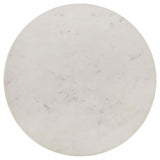 Aldis - Round Marble Top Table by Coaster Fine Furniture | Bel Furniture
