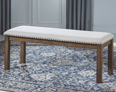 Moriville - Beige - Upholstered Bench by Signature Design by Ashley® | Bel Furniture