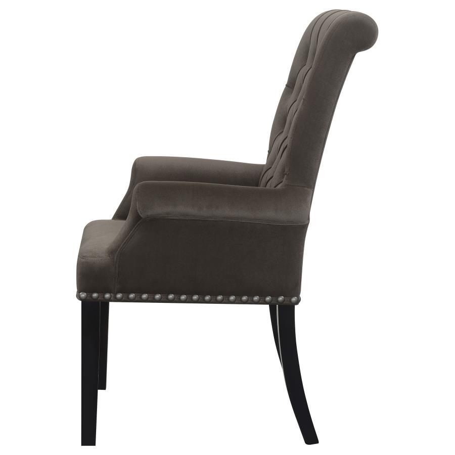 Alana - Upholstered Dining Arm Chair by CoasterElevations | Bel Furniture