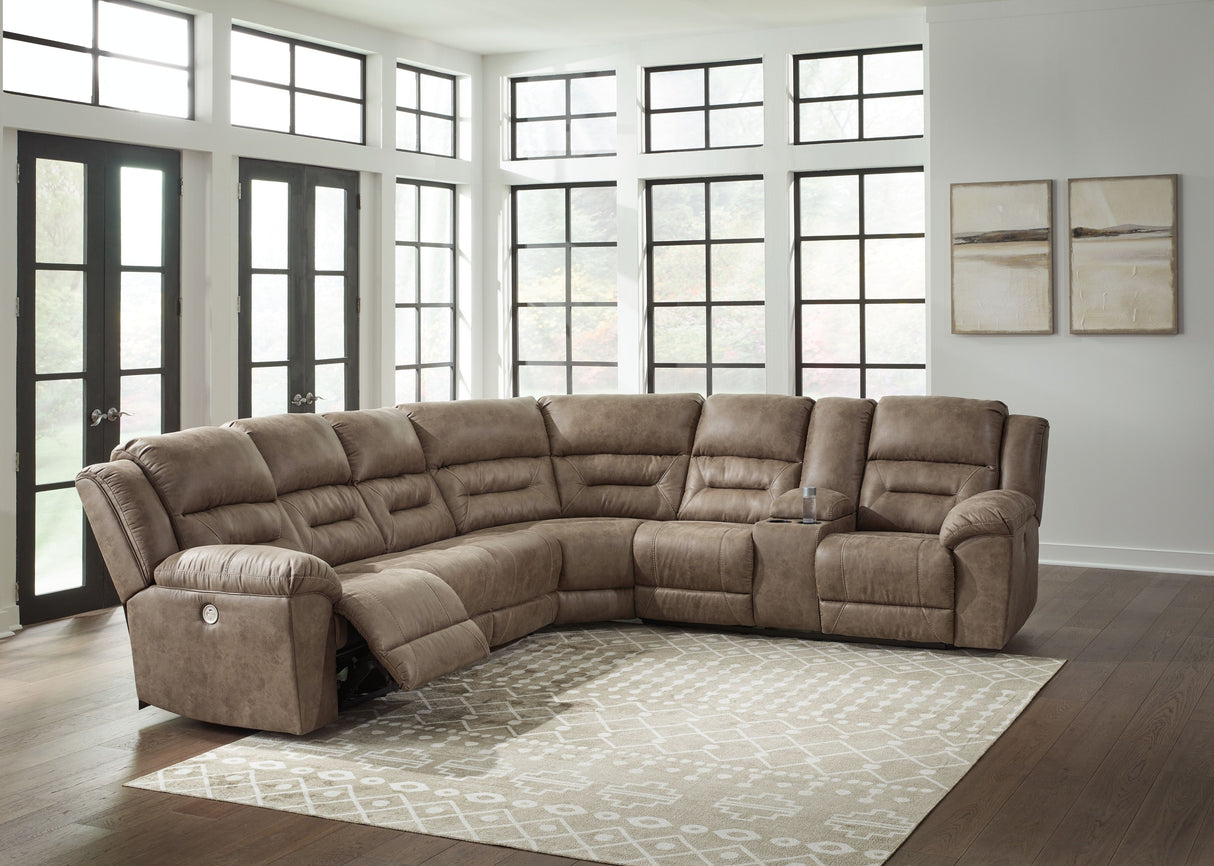 Ravenel - Power Reclining Sectional by Signature Design by Ashley® | Bel Furniture