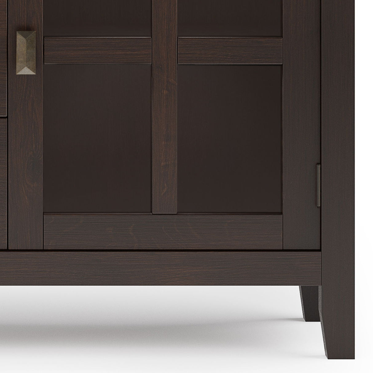 Artisan - Large Sideboard Buffet - Dark Chestnut Brown by Simpli-Home | Bel Furniture