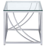 Lille - Glass Top Entryway Sofa Console Table Accents