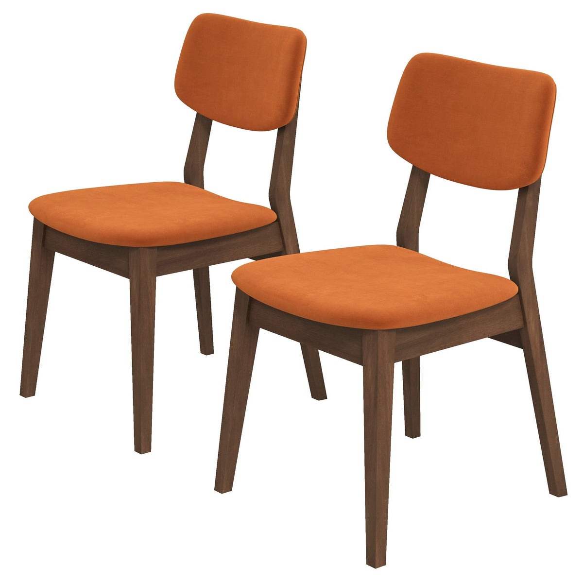 Carlos - Solid Back Side Chair (Set of 2) - view 3