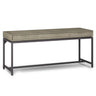 Banting - Mid Century Wide Desk, Handcrafted Dark Gray by Simpli-Home | Bel Furniture