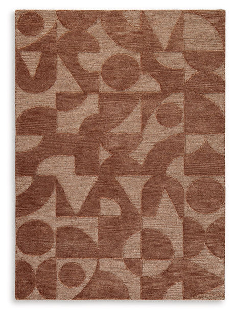 Perrenton - Rug Dark Brown by Signature Design by Ashley® | Bel Furniture