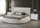 Brigitte Queen Storage Bed Ivory