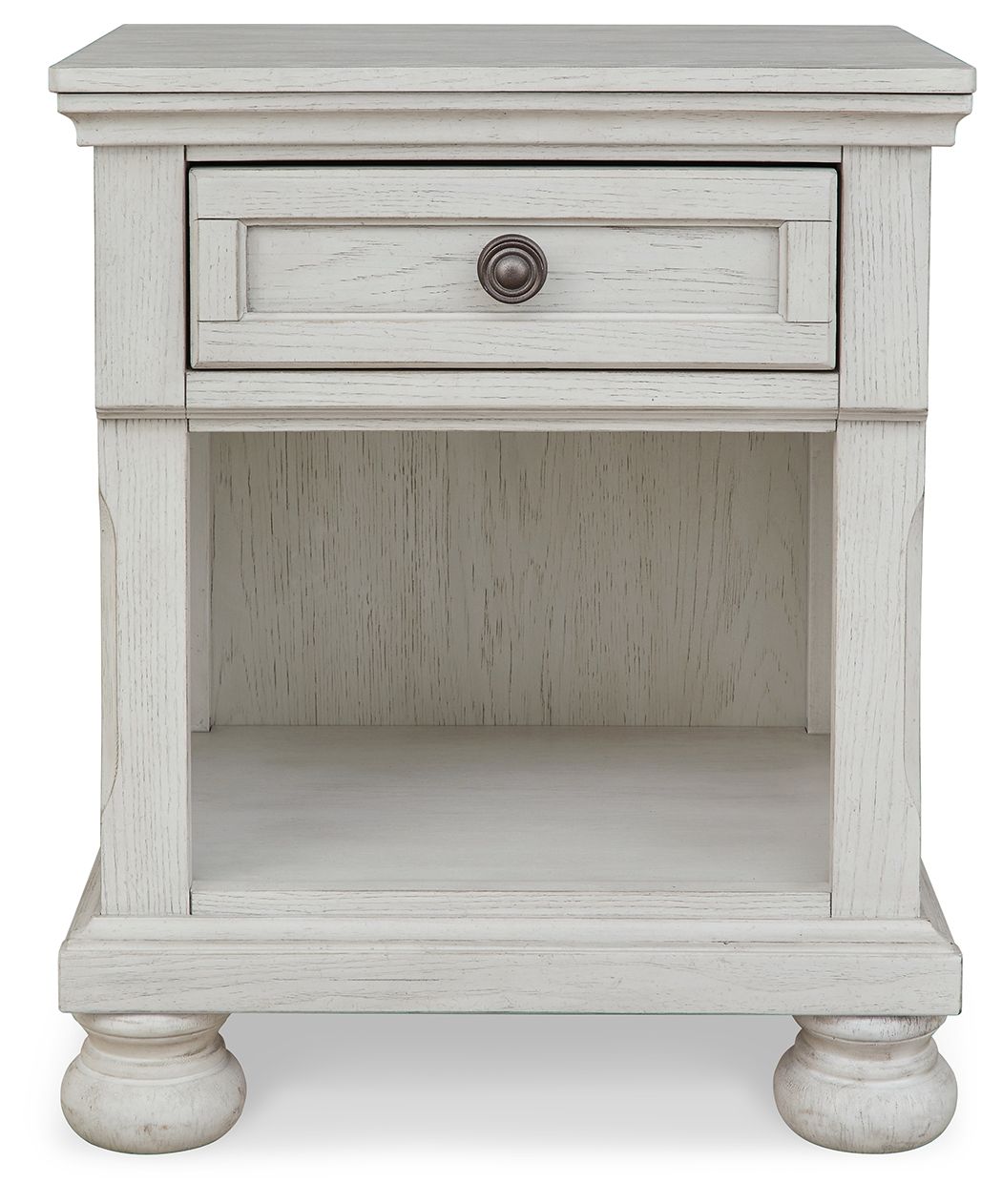 Robbinsdale - Antique White - One Drawer Night Stand by Signature Design by Ashley® | Bel Furniture