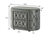 Voltare Night Stand Grey
