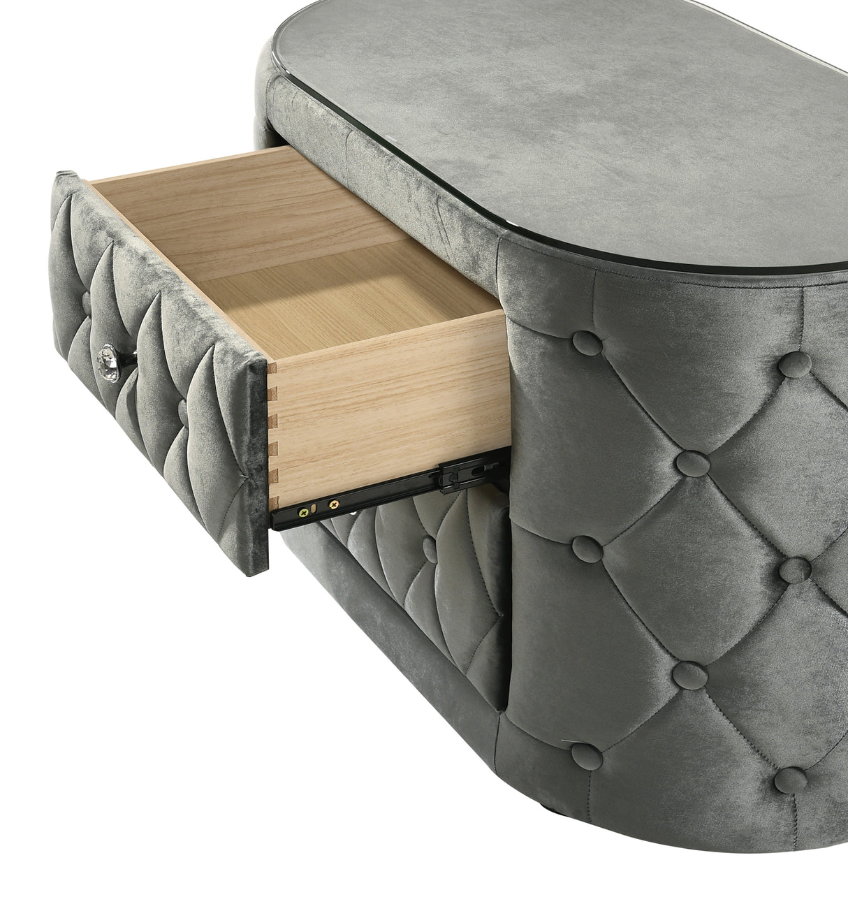 Voltare Night Stand Grey