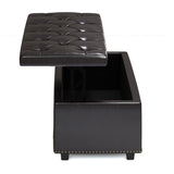 Hamilton - Upholstered Lift Top Rectangular Storage Ottoman