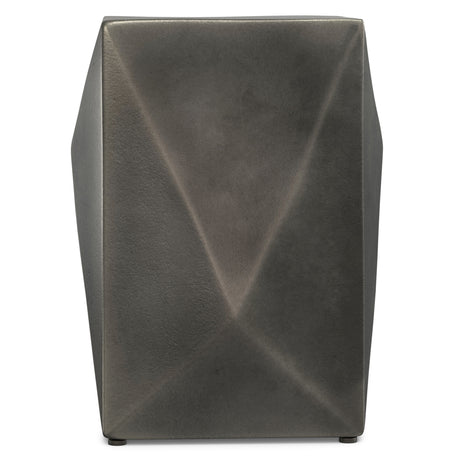 Danner - Cast Aluminum Side Table - Black by Simpli-Home | Bel Furniture