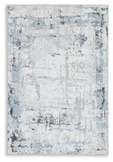 Emertonly - Washable Rug Light Blue by Signature Design by Ashley® | Bel Furniture