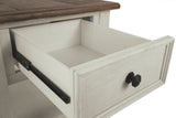 Bolanburg - White / Brown / Beige - Rectangular End Table by Signature Design by Ashley® | Bel Furniture