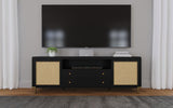 Arini - Rattan Cane 2-Door TV Stand Media Console by Coaster Fine Furniture | Bel Furniture