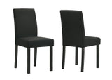 Resia - Dining Chair (Set of 4) - Black by Crown Mark | Bel Furniture