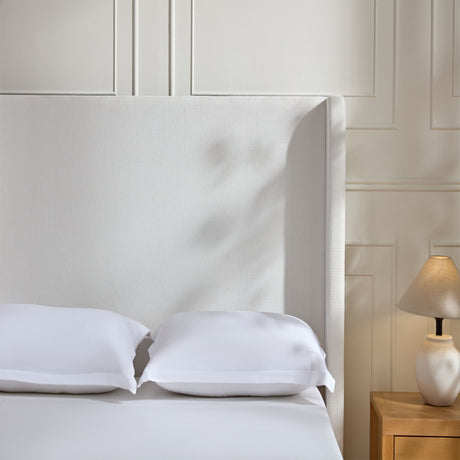 Harper - Tall Headboard Upholstered Bed / High Headboard / Elegant Simplicity / No Box Spring Needed - view 11
