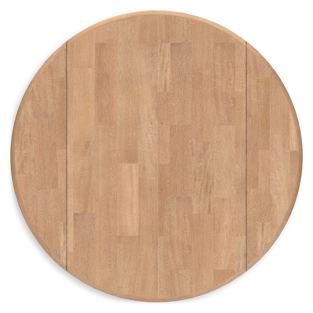 Gesthaven - Round Dining Room Drop Leaf Table by Signature Design by Ashley® | Bel Furniture