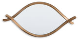 Bartner - Antique Gold Finish - Accent Mirror by Signature Design by Ashley® | Bel Furniture