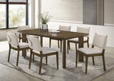 Ottowa - 7 Piece Rectangular Wood Dining Room Table Set - Brown by Coaster Fine Furniture | Bel Furniture