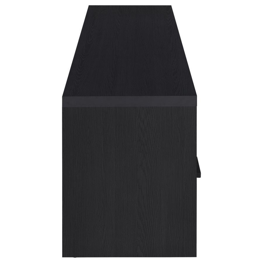 Murray - 70" 2-Door TV Stand Media Console - Black by Coaster Fine Furniture | Bel Furniture
