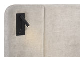 Freya King / Queen Bed Light Grey