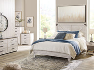 Shawburn - Panel Bedroom Set White by Signature Design by Ashley® | Bel Furniture