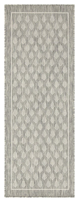Sunshine - 2'7" X 7'3" Indoor / Outdoor Area Rug Polypropylene Gray by Icona Home Decor | Bel Furniture