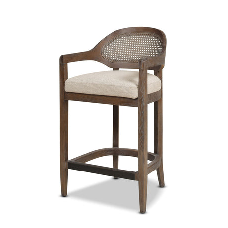 Americana - Mid-Century Modern Cane Back Counter Stool - view 25