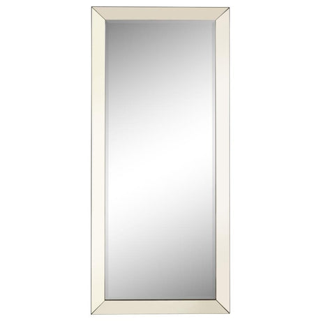 Barnett - Full Length Floor Or Wall Mirror - Silver by CoasterEveryday | Bel Furniture