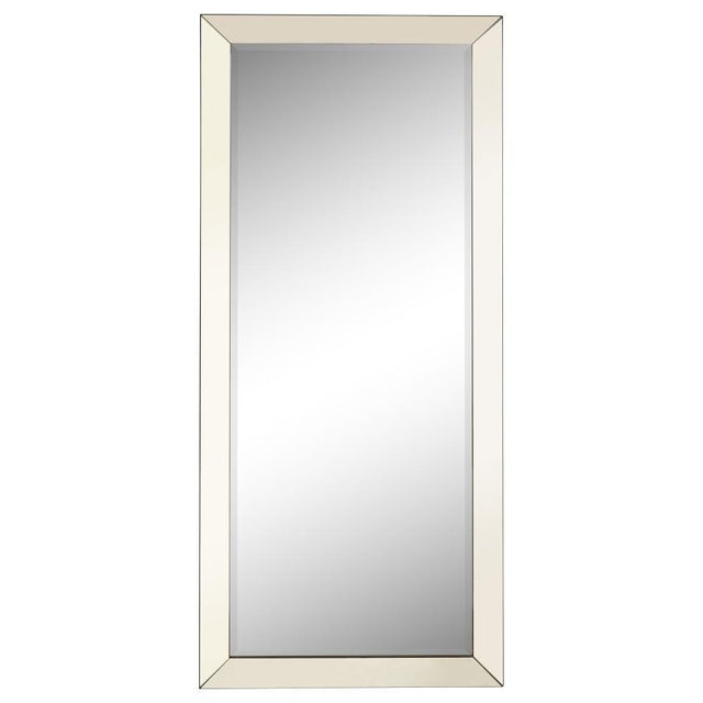 Barnett - Full Length Floor Or Wall Mirror - Silver by CoasterEveryday | Bel Furniture