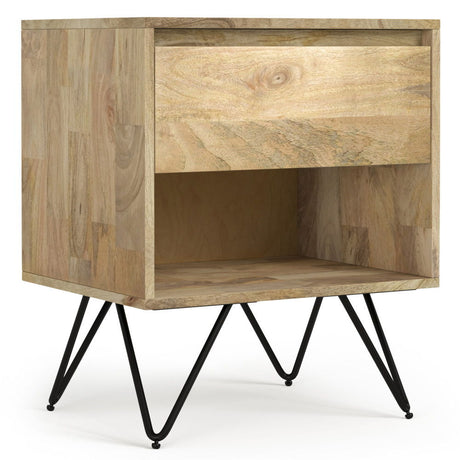Hunter - Nightstand - Natural by Simpli-Home | Bel Furniture