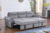 Ashton - Reversible Sleeper Sectional Sofa Chaise by Lilola Home | Bel Furniture