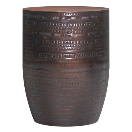 Johnsen - Handcrafted Large Metal Accent Table - view 10