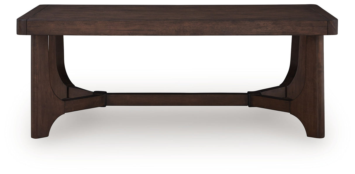 Korestone - Rectangular Cocktail Table - Dark Brown