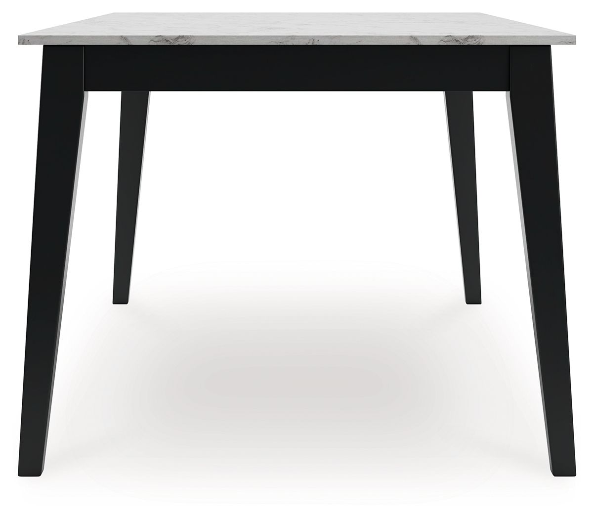 Jettaya - Black / White - Rectangular Dining Room Table